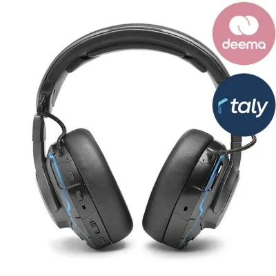 JBL Quantum ONE Over-Ear Performance Professional Gaming Headset with Active Noise Cancelling - Black